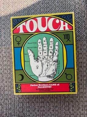 Vintage Parker Brothers “Touch” palm-reading game, complete